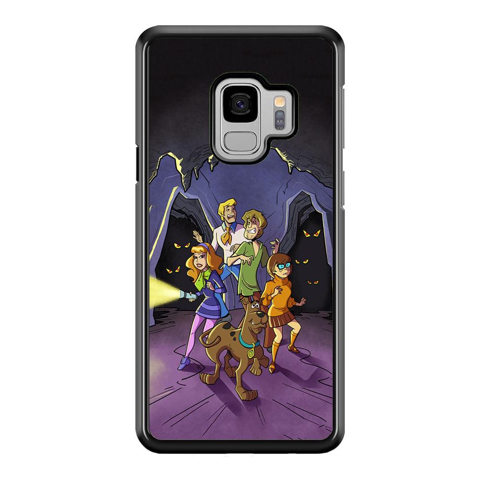 Scooby Doo Everybody Afraid Samsung Galaxy S9 Case-Rubber Black (2D Case)-Oxvistore