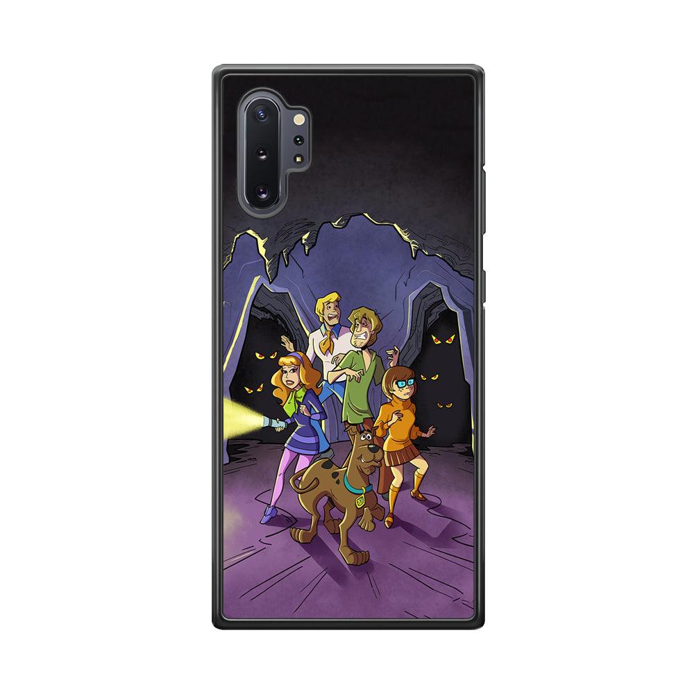 Scooby Doo Everybody Afraid Samsung Galaxy Note 10 Plus Case-Rubber Black (2D Case)-Oxvistore