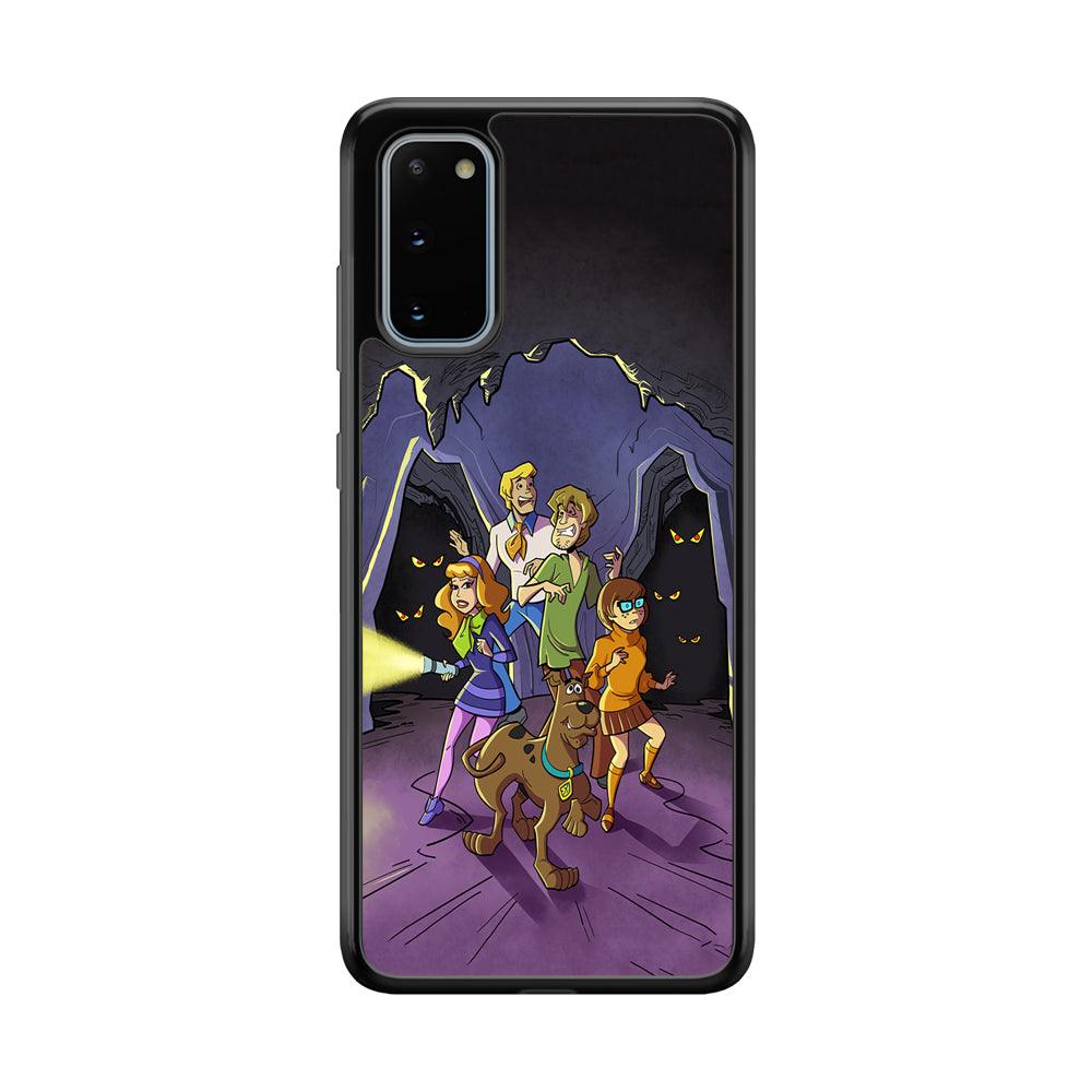 Scooby Doo Everybody Afraid Samsung Galaxy S20 Case-Rubber Black (2D Case)-Oxvistore