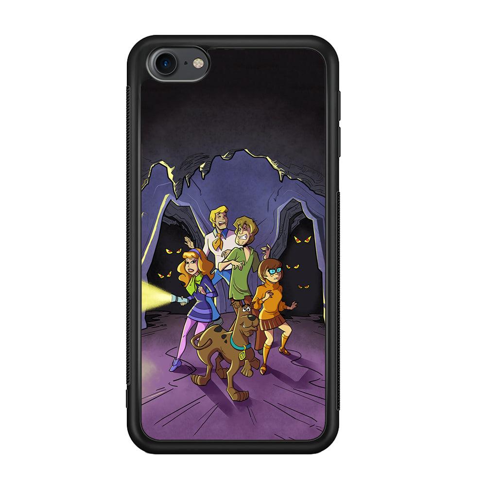 Scooby Doo Everybody Afraid iPod Touch 6 Case-Rubber Black (2D Case)-Oxvistore