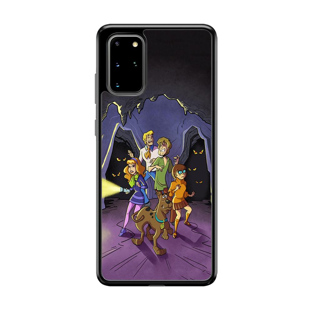 Scooby Doo Everybody Afraid Samsung Galaxy S20 Plus Case-Rubber Black (2D Case)-Oxvistore