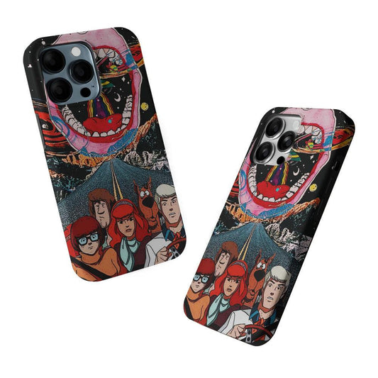 Scooby Doo Hippie Art 2 in 1 Tough Phone Case-Oxvistore