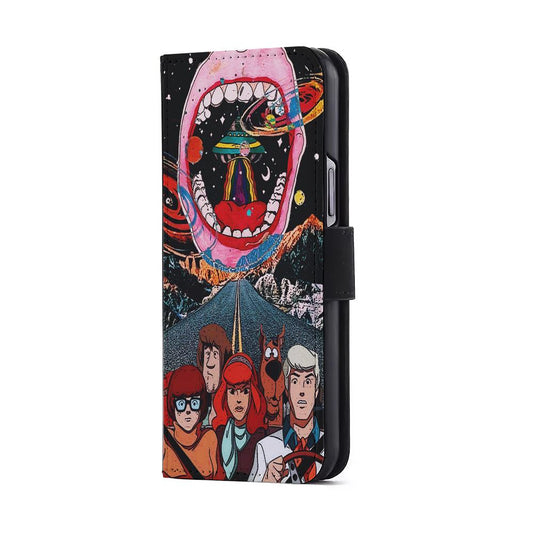 Scooby Doo Hippie Art Flip Wallet Phone Case-Oxvistore