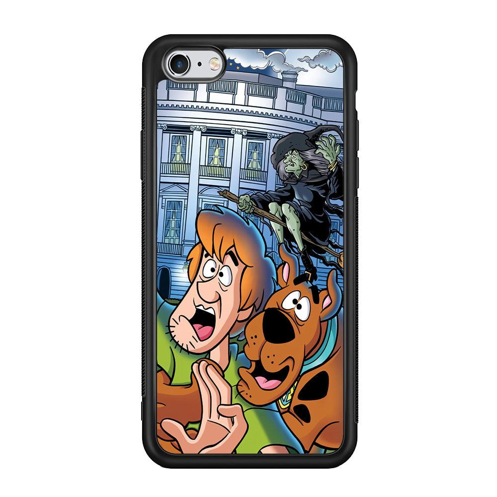 Scooby Doo Running From The Witch iPhone 6 Plus | 6s Plus Case-Rubber Black (2D Case)-Oxvistore