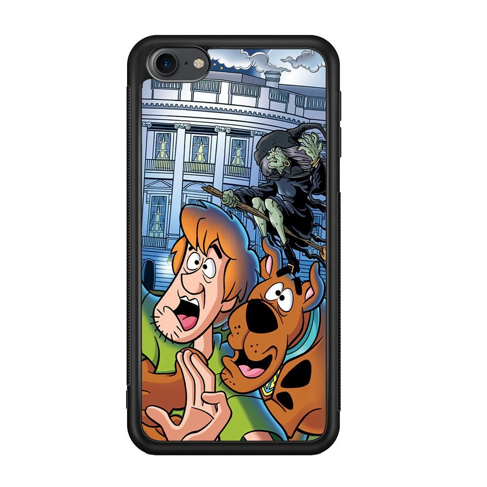 Scooby Doo Running From The Witch iPod Touch 6 Case-Rubber Black (2D Case)-Oxvistore