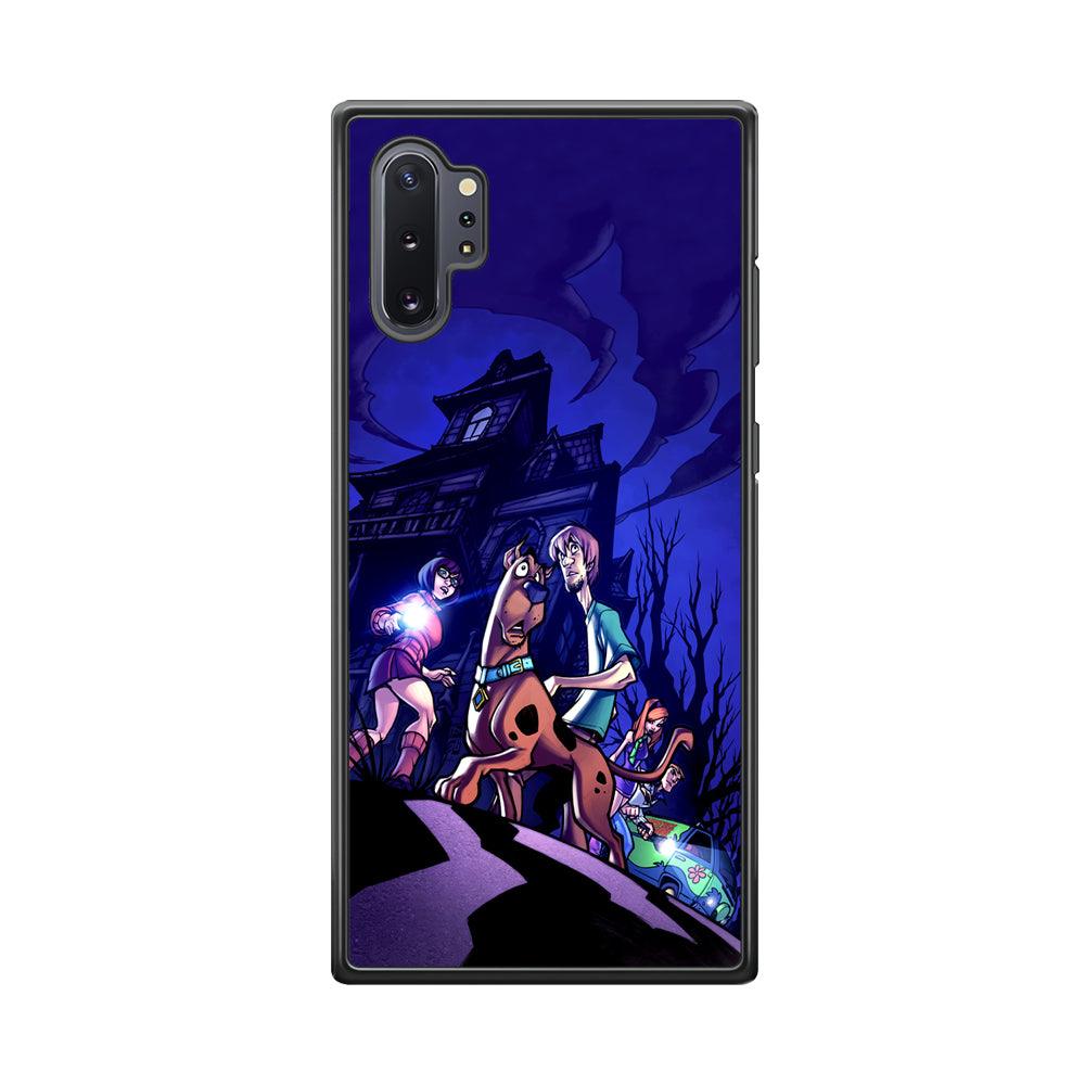 Scooby Doo Seeing The Clue Samsung Galaxy Note 10 Plus Case-Rubber Black (2D Case)-Oxvistore