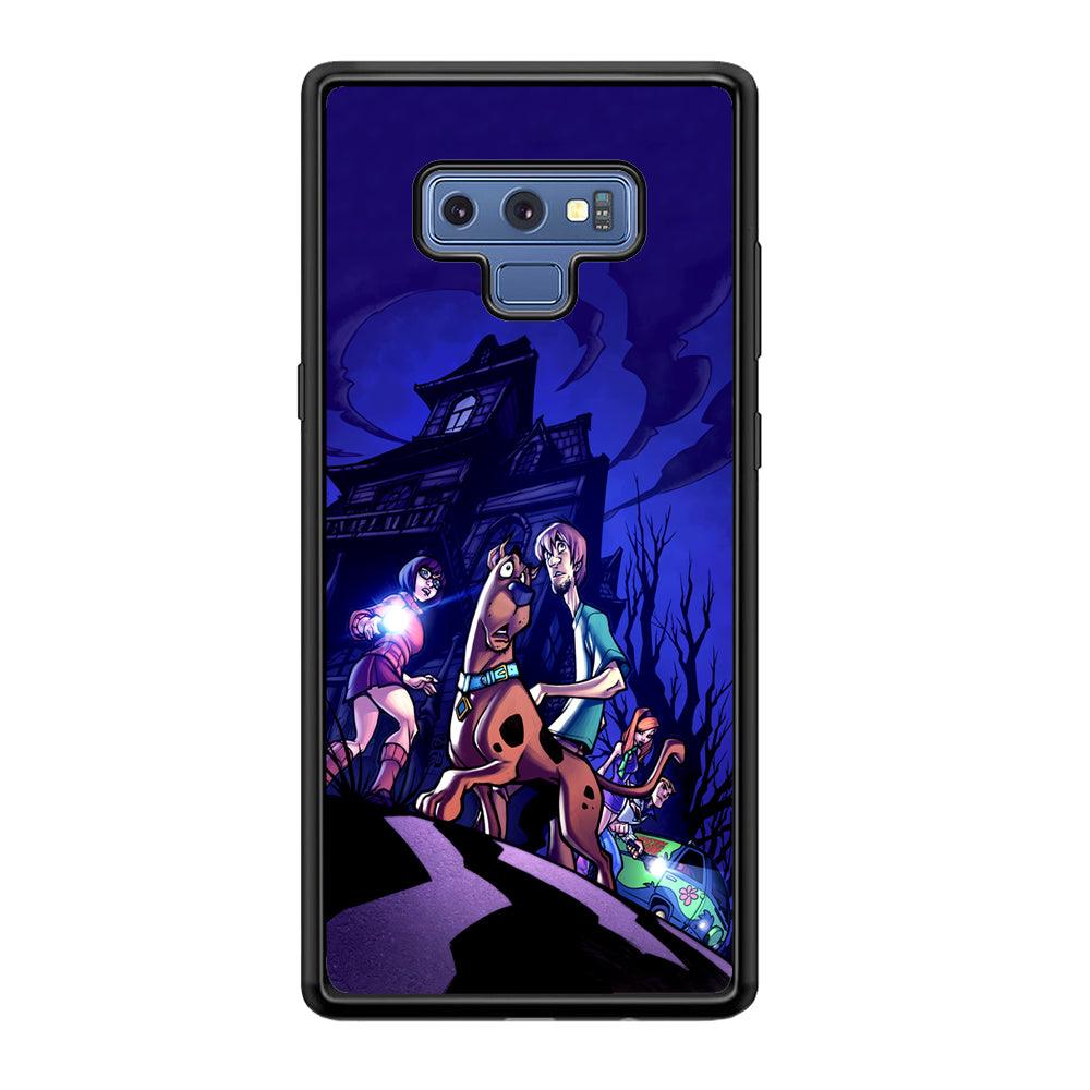 Scooby Doo Seeing The Clue Samsung Galaxy Note 9 Case-Rubber Black (2D Case)-Oxvistore