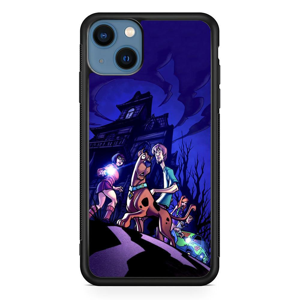 Scooby Doo Seeing The Clue iPhone 13 Case-Rubber Black (2D Case)-Oxvistore