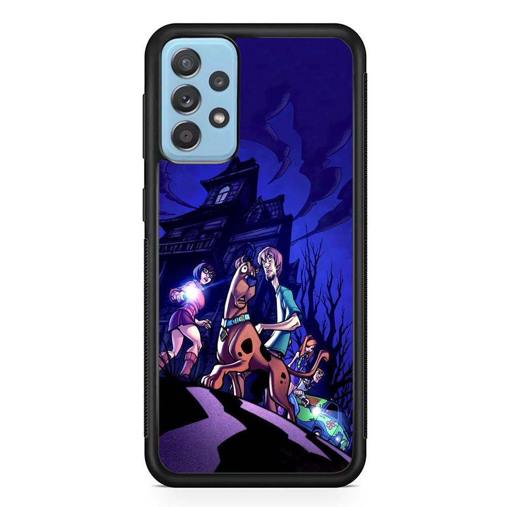 Scooby Doo Seeing The Clue Samsung Galaxy A52 Case-Rubber Black (2D Case)-Oxvistore