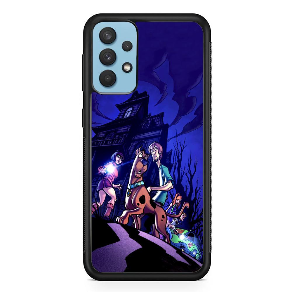 Scooby Doo Seeing The Clue Samsung Galaxy A32 Case-Rubber Black (2D Case)-Oxvistore