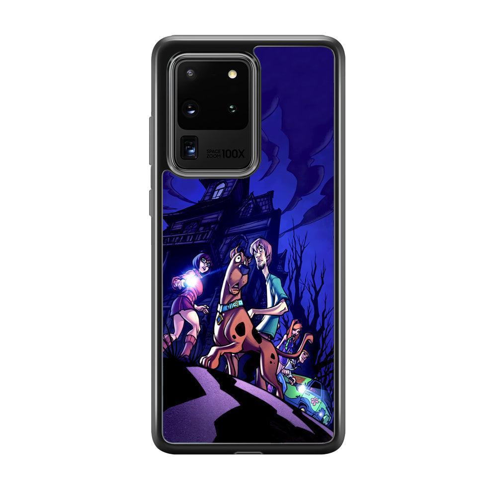 Scooby Doo Seeing The Clue Samsung Galaxy S20 Ultra Case-Rubber Black (2D Case)-Oxvistore