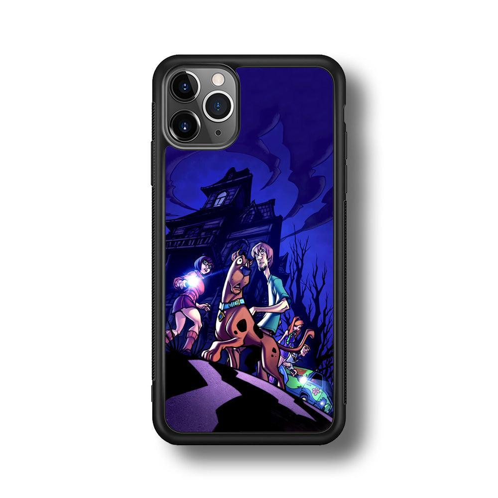 Scooby Doo Seeing The Clue iPhone 11 Pro Max Case-Rubber Black (2D Case)-Oxvistore