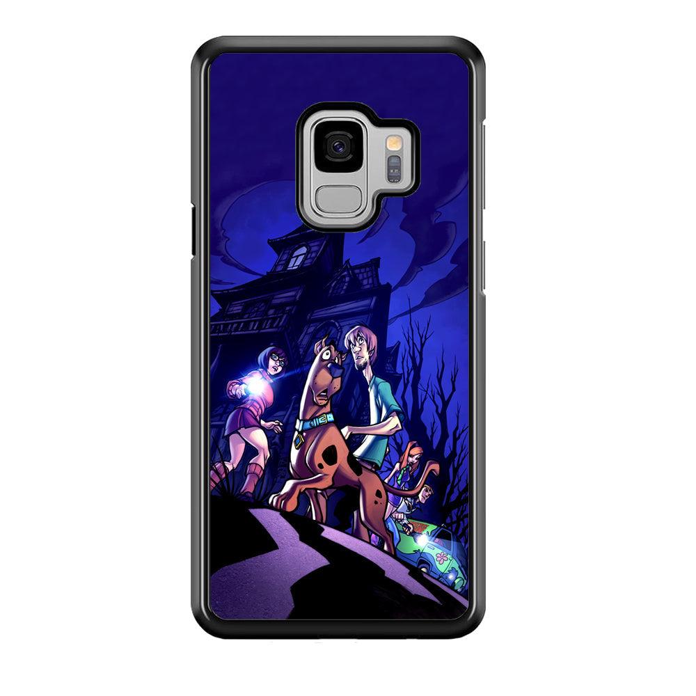 Scooby Doo Seeing The Clue Samsung Galaxy S9 Case-Rubber Black (2D Case)-Oxvistore
