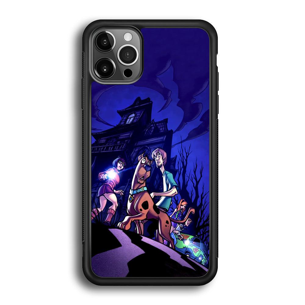 Scooby Doo Seeing The Clue iPhone 12 Pro Max Case-Rubber Black (2D Case)-Oxvistore