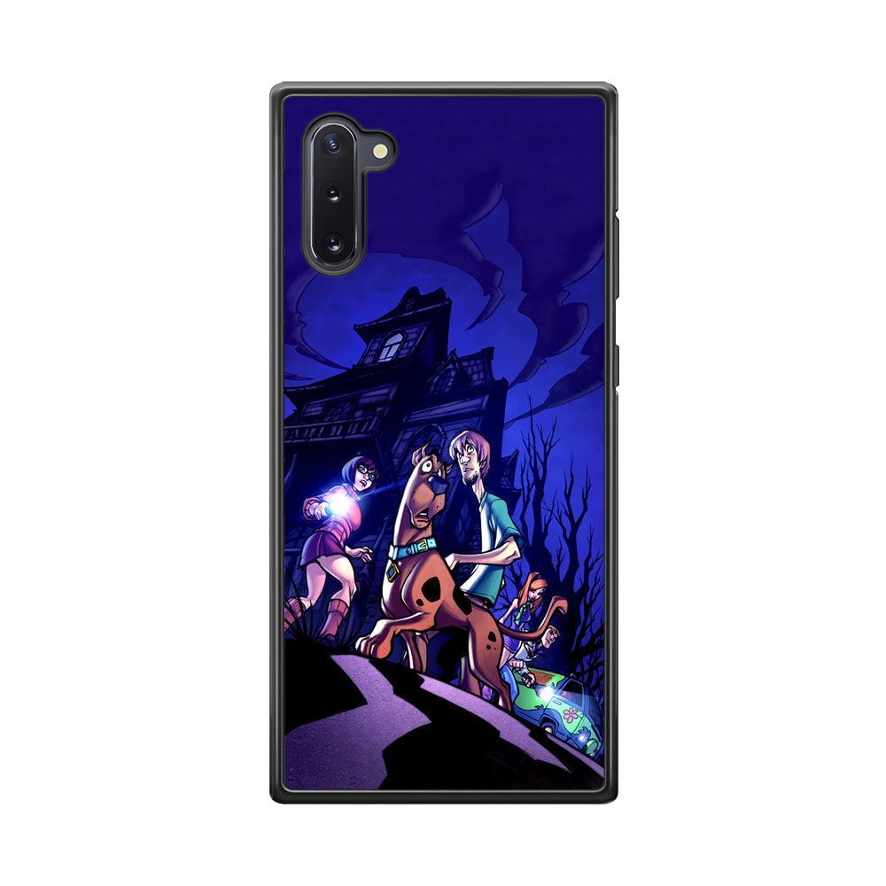 Scooby Doo Seeing The Clue Samsung Galaxy Note 10 Case-Rubber Black (2D Case)-Oxvistore