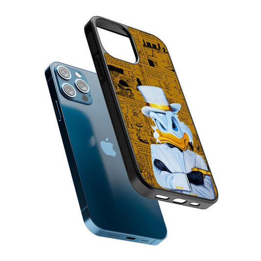 Scrooge McDuck Comic 2D Rubber Phone Case-Oxvistore