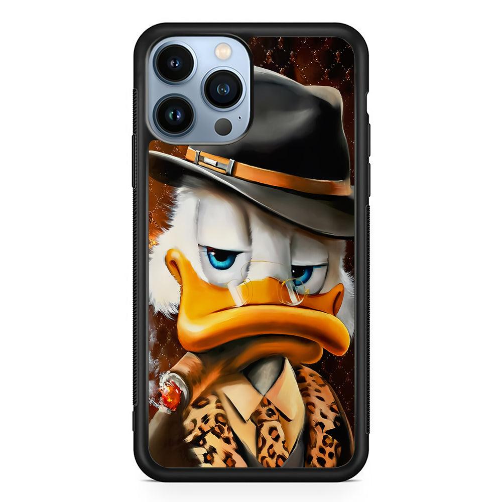 Scrooge McDuck Godfather 2D Rubber Phone Case-Black-Oxvistore