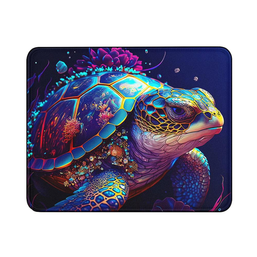 Sea Turtle Dreamy Colorful Mouse Pads | Custom Mouse Pad with Non-Slip Rubber Base