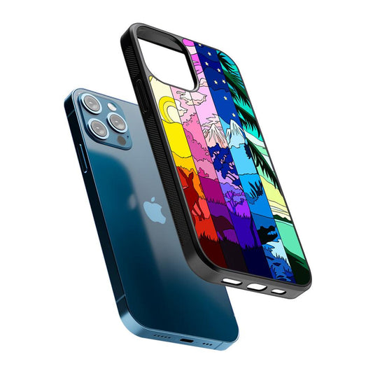 Season Difference Spectrum 2D Rubber Phone Case-Oxvistore