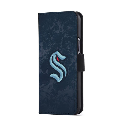 Seattle Kraken Logo Flip Wallet Phone Case-Oxvistore