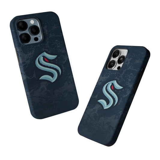 Seattle Kraken Logo 2 in 1 Tough Phone Case-Oxvistore