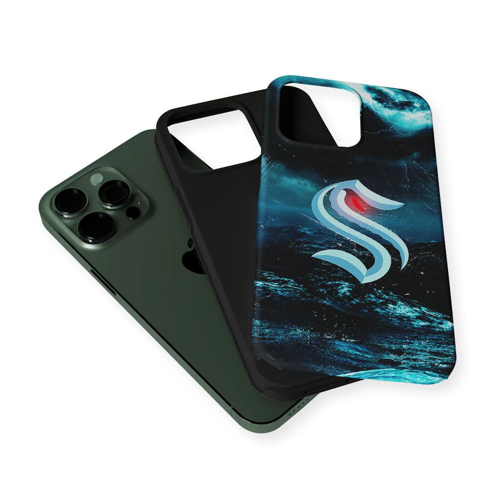 Seattle Kraken Storm 2 in 1 Tough Phone Case-Oxvistore