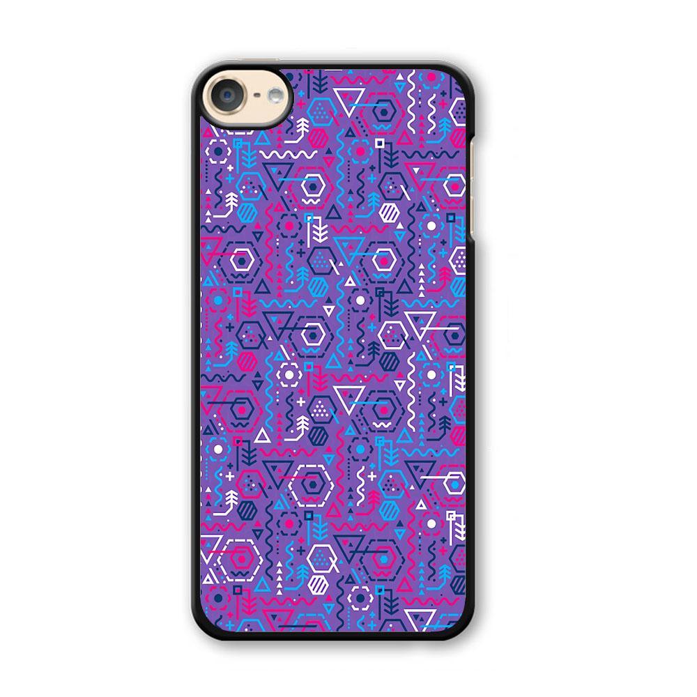Shape of Algorithm iPod Touch 6 Case-Plastic Black (2D Case)-Oxvistore
