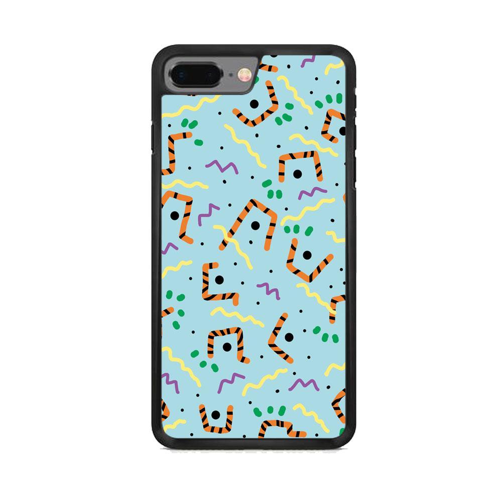Shapes Abstract 03 iPhone 7 Plus Case-Rubber Black (2D Case)-Oxvistore