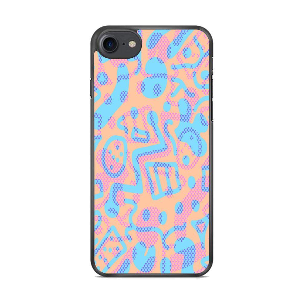 Shapes Abstract 05 iPhone 7 Case-Rubber Black (2D Case)-Oxvistore