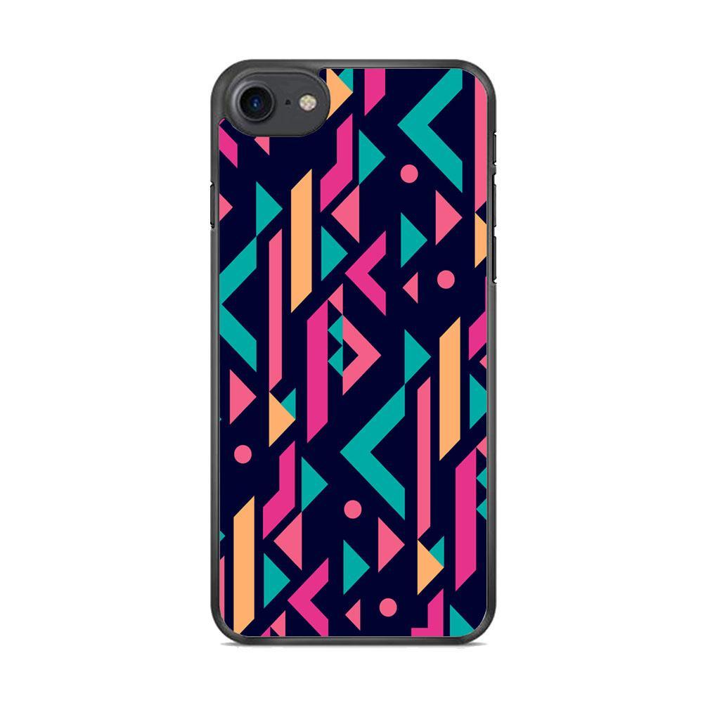Shapes Abstract 07 iPhone 8 Case-Rubber Black (2D Case)-Oxvistore