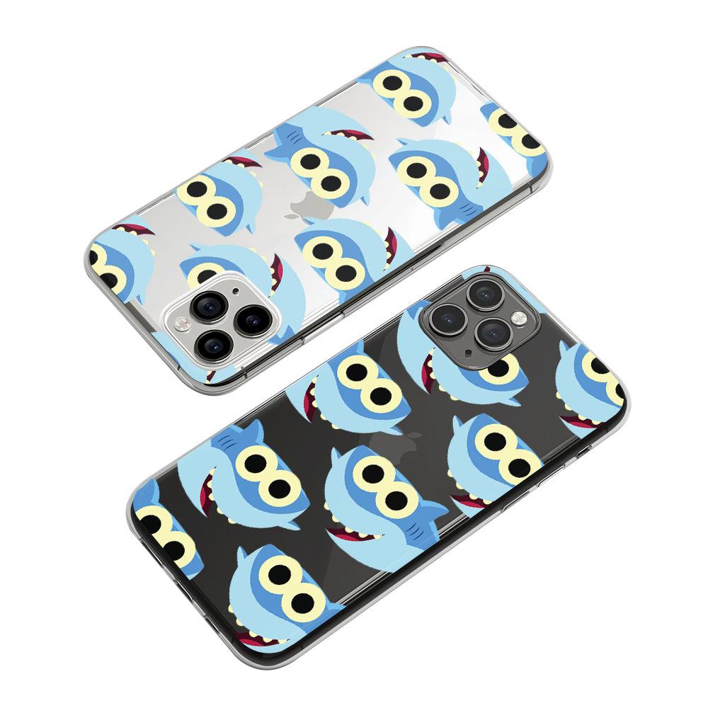 Shark Smile Happily Clear Soft Case-Oxvistore