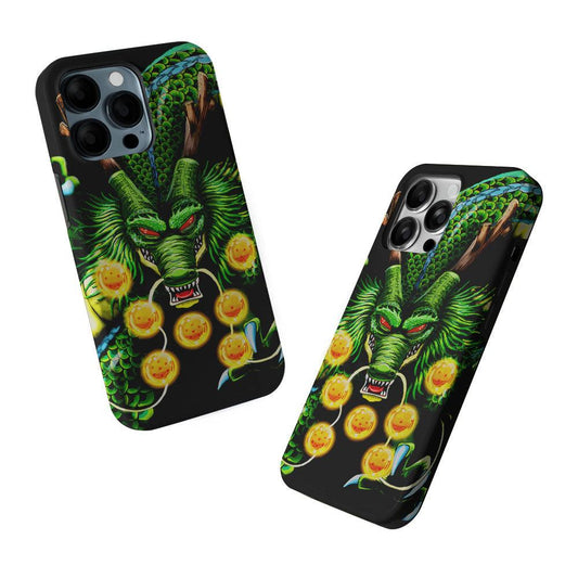 Shenron Dragon Ball Z Black 2 in 1 Tough Phone Case-Oxvistore