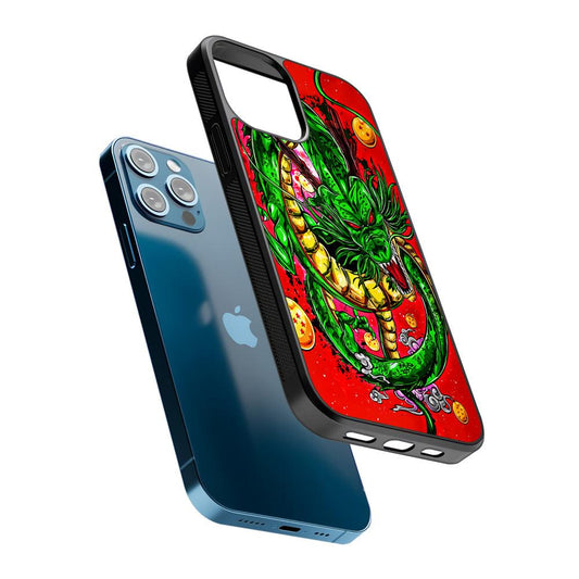 Shenron Dragon Ball Z Red 2D Rubber Phone Case-Oxvistore