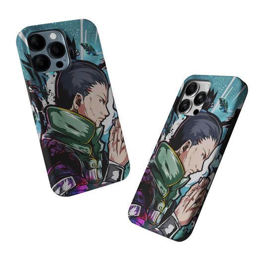 Shikamaru Nara Naruto Art 2 in 1 Tough Phone Case-Oxvistore