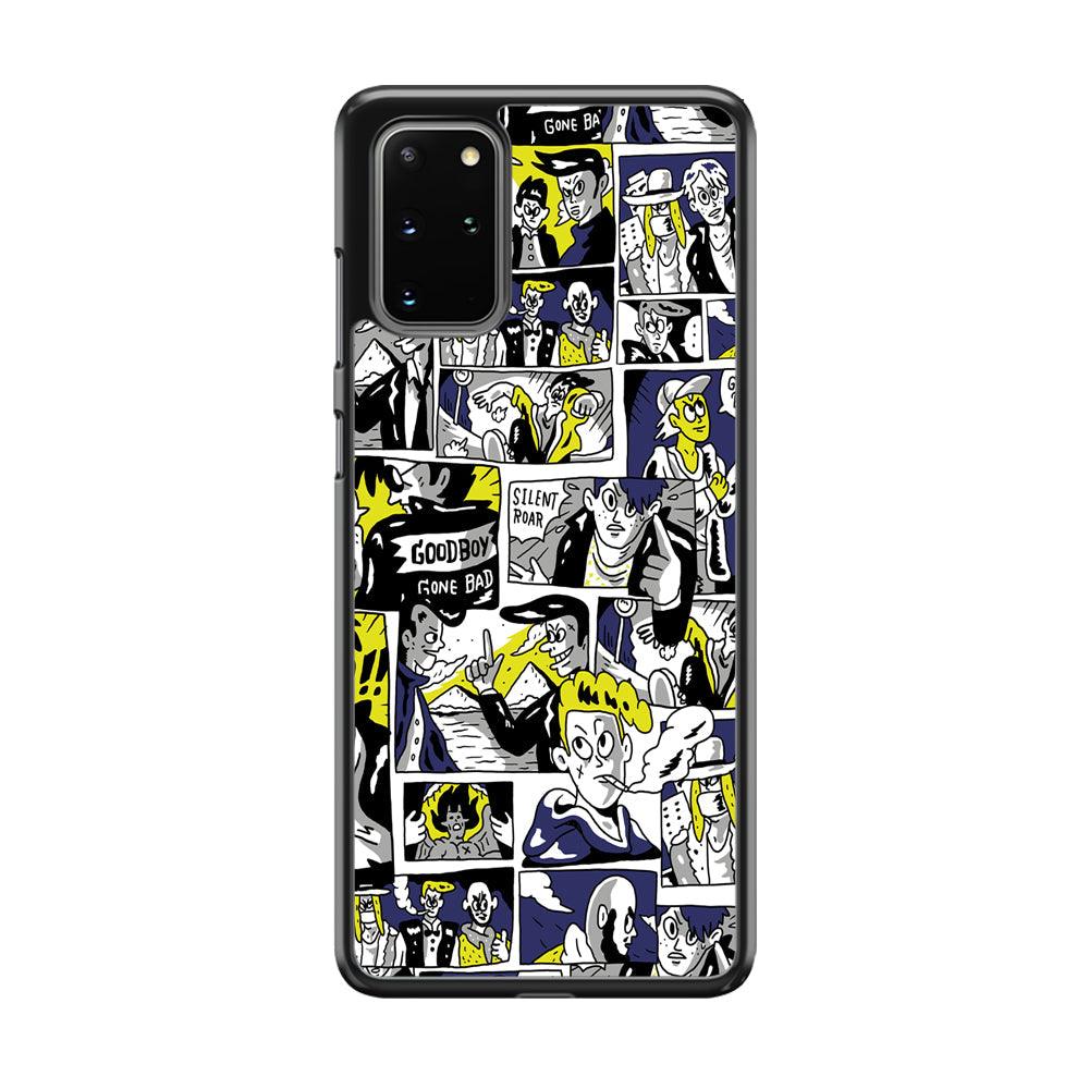 Silent Riders Gone Bad Samsung Galaxy S20 Plus Case-Rubber Black (2D Case)-Oxvistore