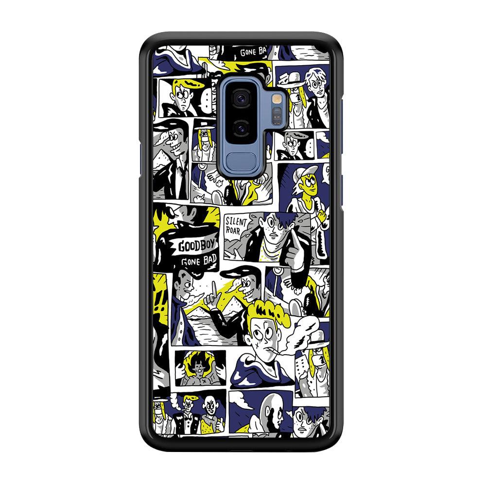 Silent Riders Gone Bad Samsung Galaxy S9 Plus Case-Rubber Black (2D Case)-Oxvistore