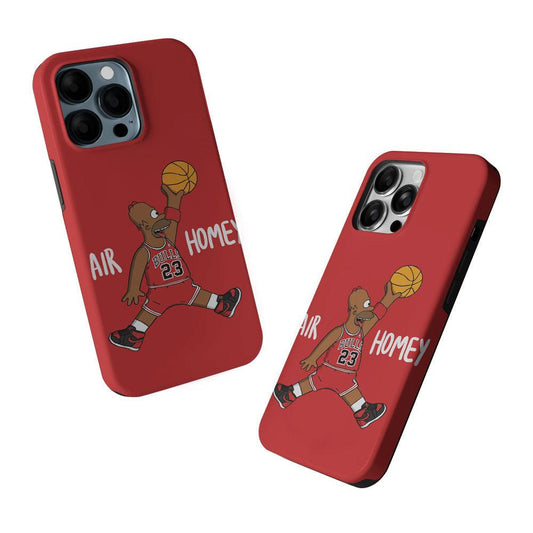 Simpson Air Homey Chicago Bulls 2 in 1 Tough Phone Case-Oxvistore