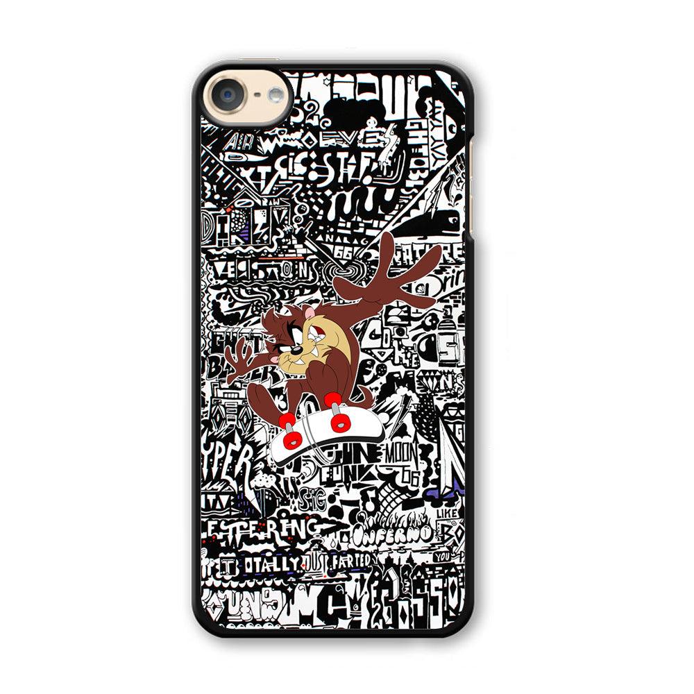 Skate with Taz iPod Touch 6 Case-3D Case-Oxvistore