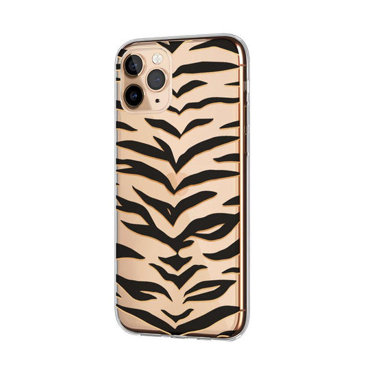 Skin Shape Of Tiger Body Line Clear Soft Case-Oxvistore