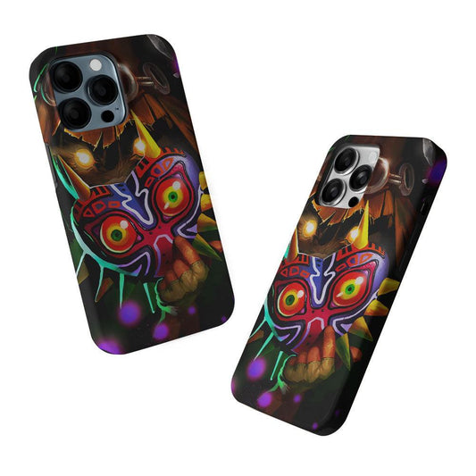 Skull Kid The Legend Of Zelda 2 in 1 Tough Phone Case-Oxvistore