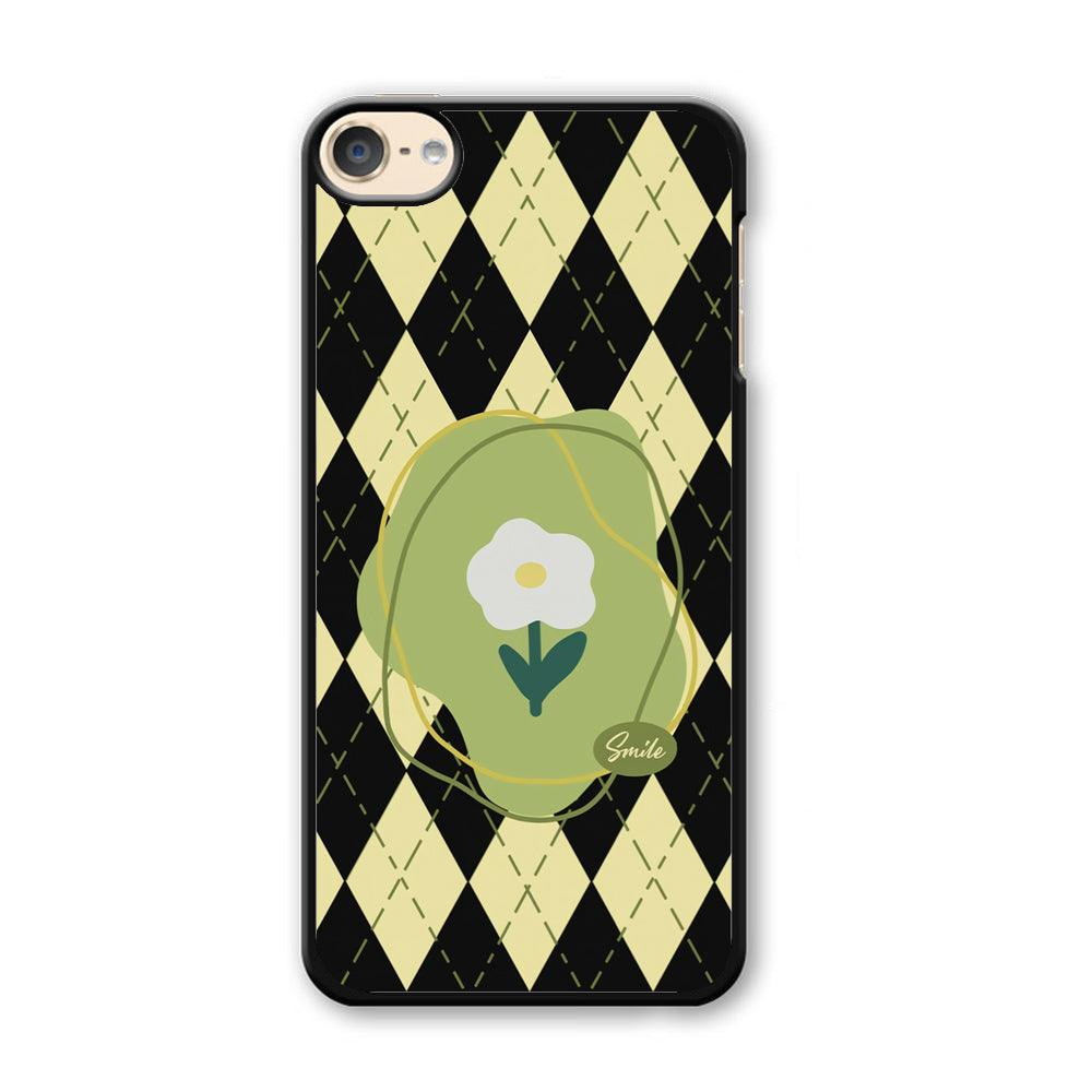 Smile Over The Flower iPod Touch 6 Case-Plastic White (2D Case)-Oxvistore