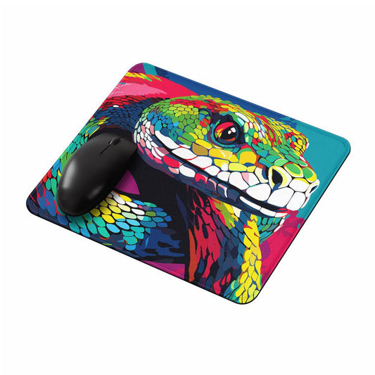 Snake Neon Art Mouse Pads-Oxvistore