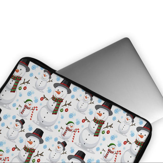 Snowman Christmas Winter Laptop Sleeve Protective Cover-Oxvistore
