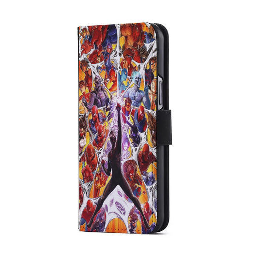 Spider-Man Multiverse Art Flip Wallet Phone Case-Oxvistore
