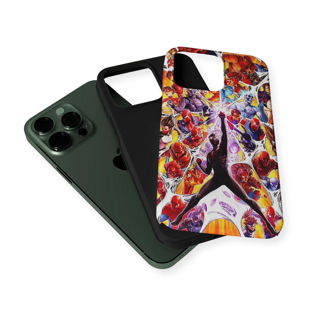 Spider-Man Multiverse Art 2 in 1 Tough Phone Case-Oxvistore