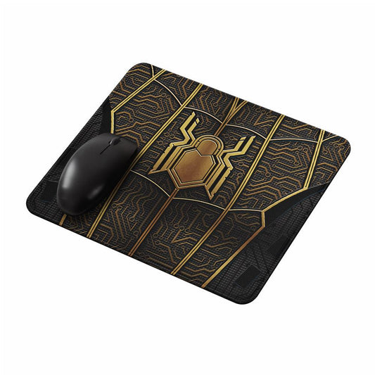 Spider Man Black Gold Suit Mouse Pads-Oxvistore