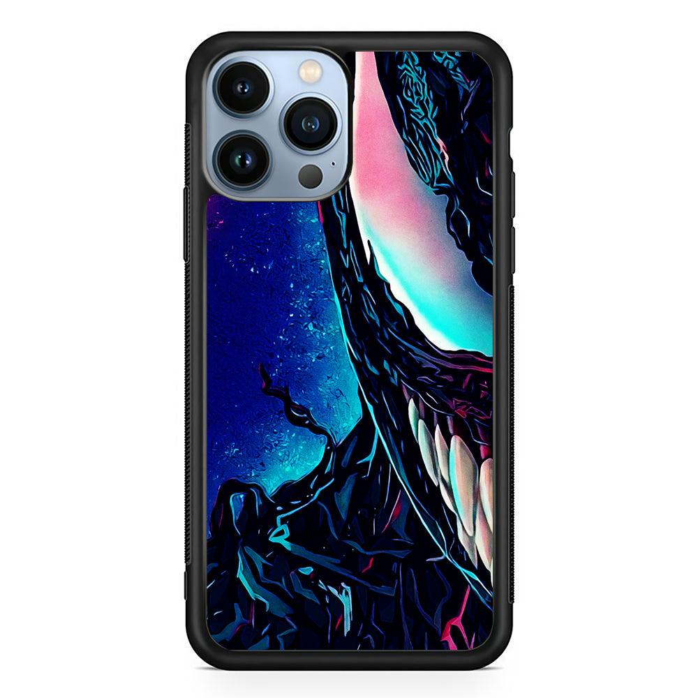Spider Man Venom In The Night 2D Rubber Phone Case-Black-Oxvistore