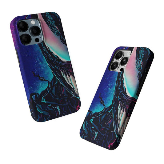 Spider Man Venom In The Night 2 in 1 Tough Phone Case-Oxvistore