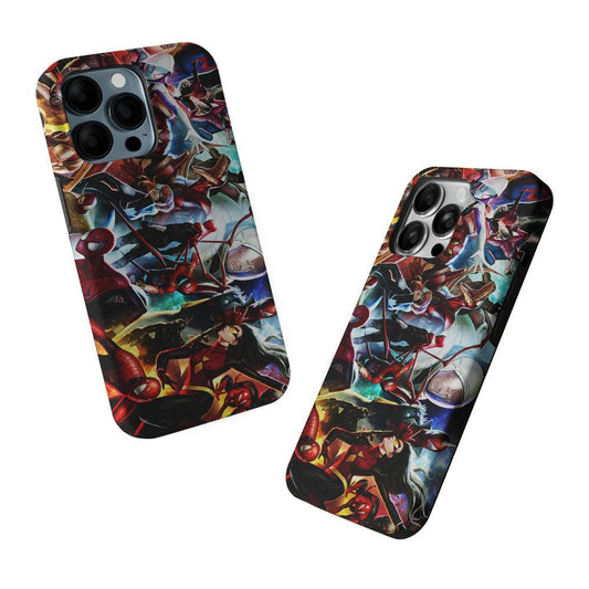 Spiderman Multiverse Collection 2 in 1 Tough Phone Case-Oxvistore