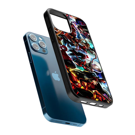 Spiderman Multiverse Collection 2D Rubber Phone Case-Oxvistore
